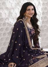 Blue Colour Salwar Suit Looking Magnificent